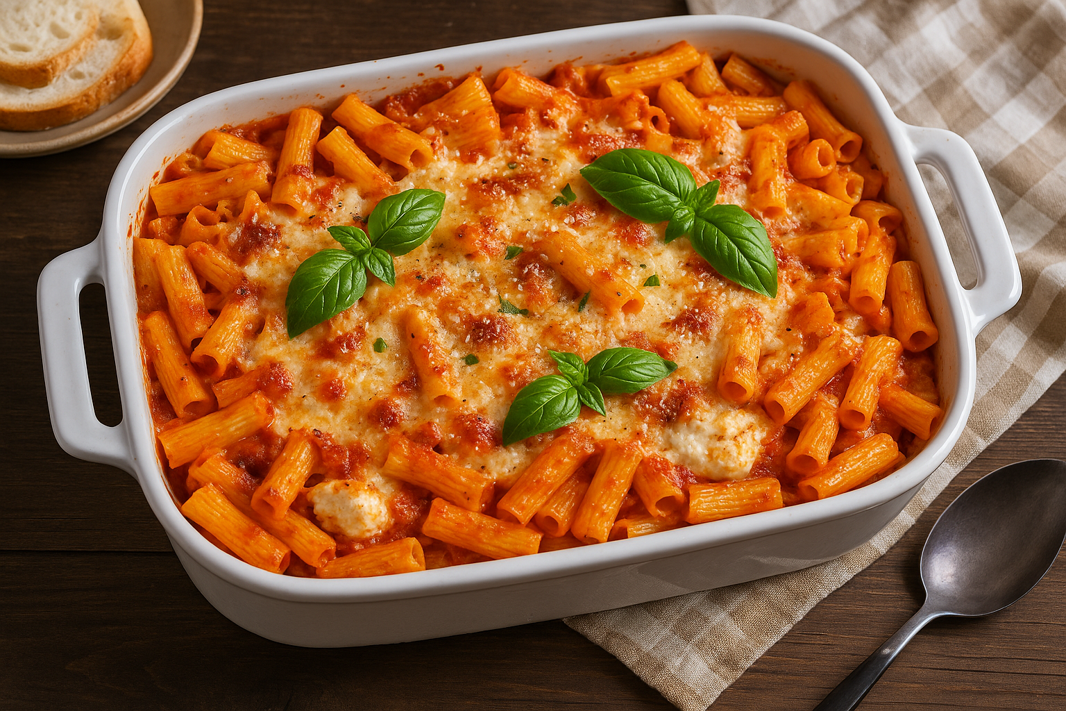 Baked Ziti with Ricotta