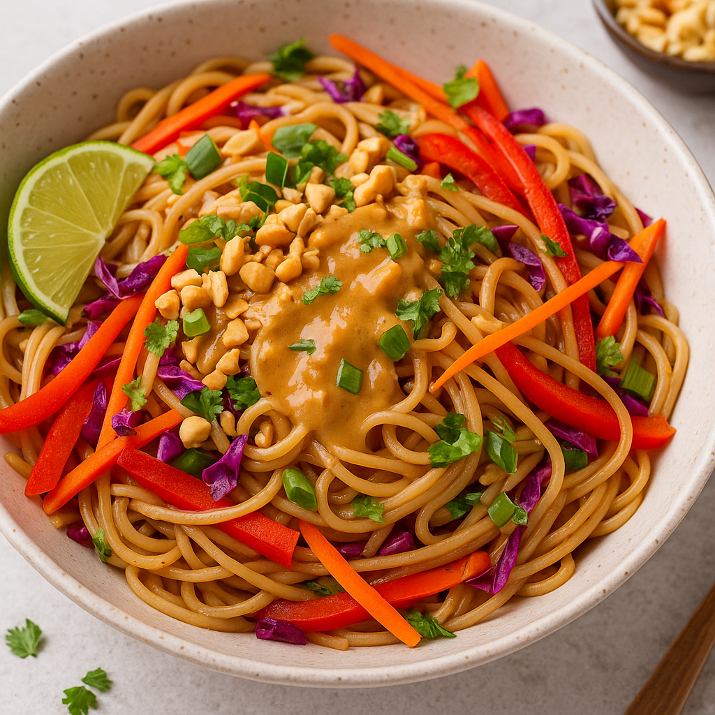 Thai Peanut Noodle Bowl